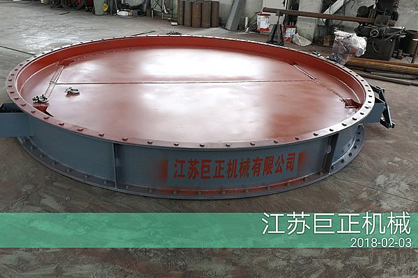 圓形擋板門(直徑270cm)完工了,準備發往江西客戶